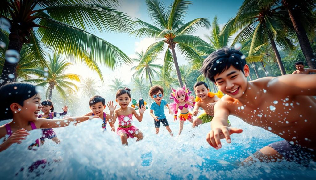 ฟีเจอร์พิเศษเกม Songkran Splash PG