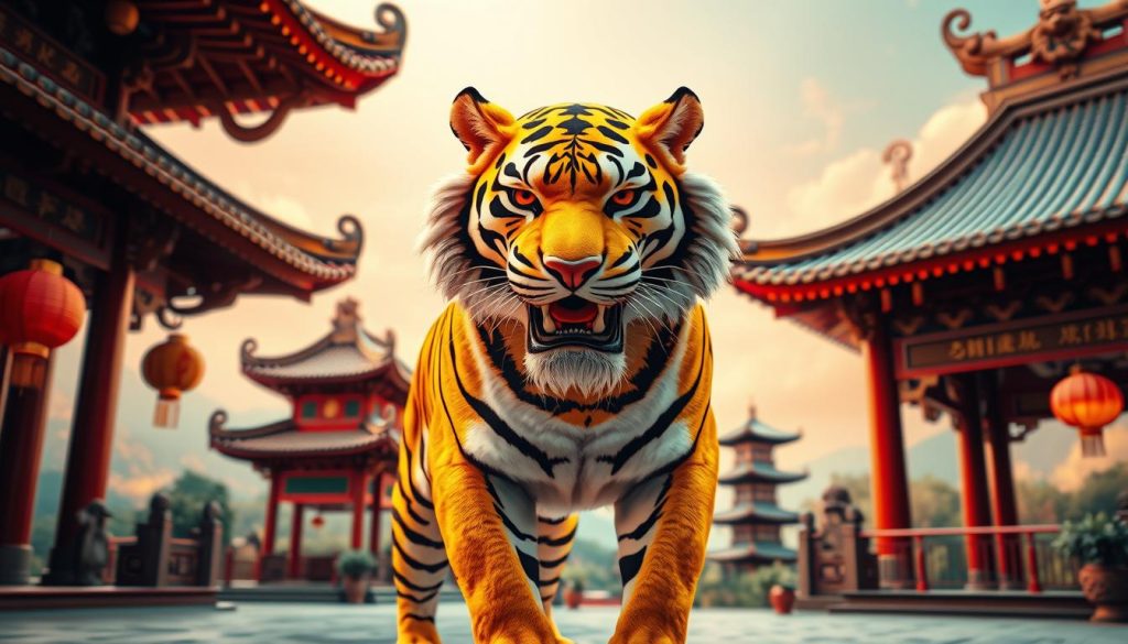 ธีมวัฒนธรรมจีน Fortune Tiger